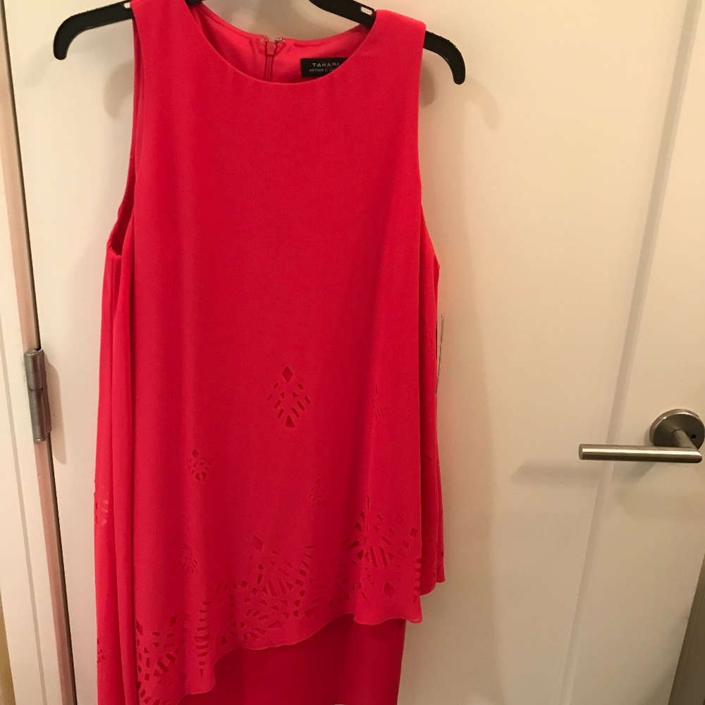 Tahari Arthur S Levine Rose Dress